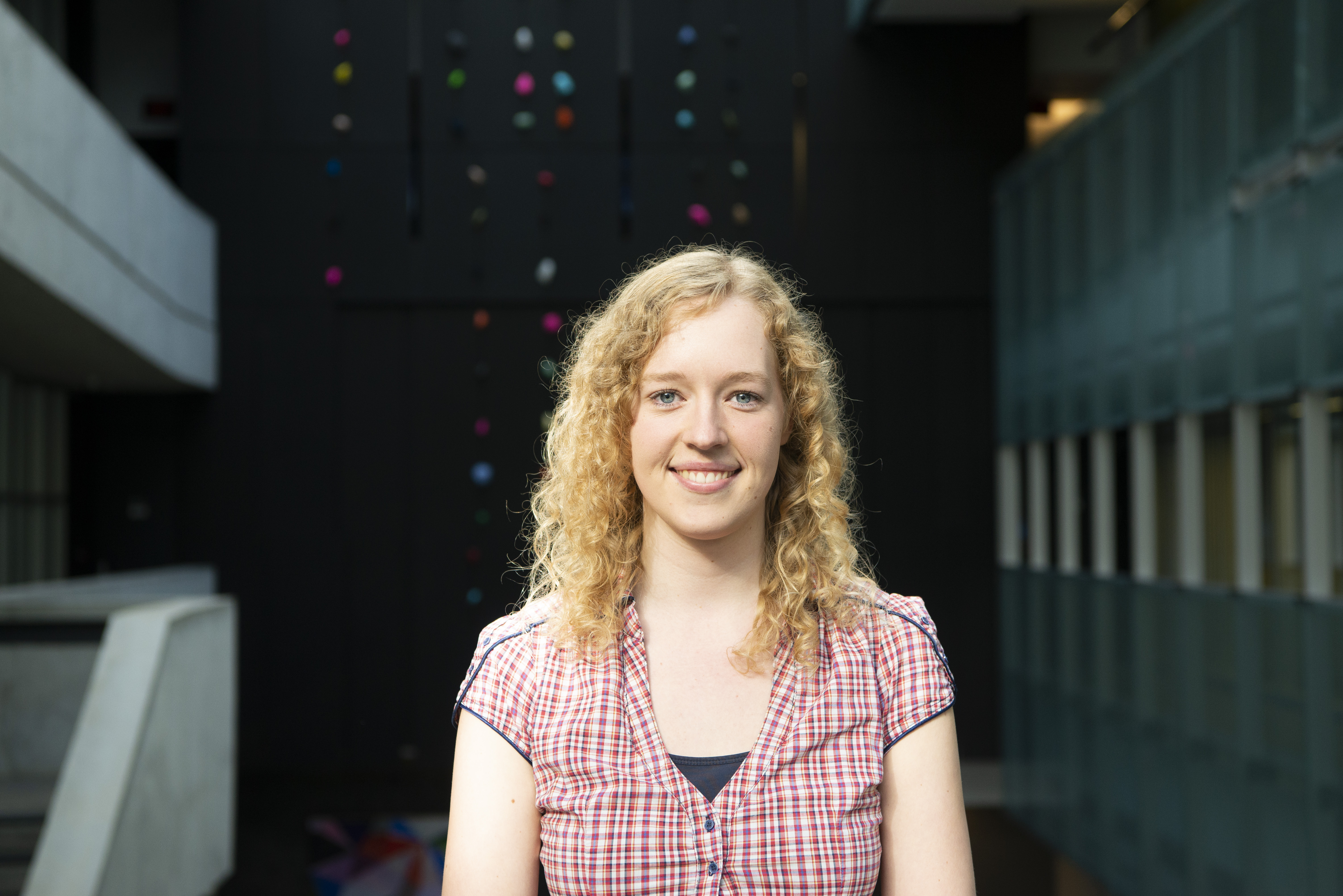 Portrait of Lena Funcke in PI's Atrium