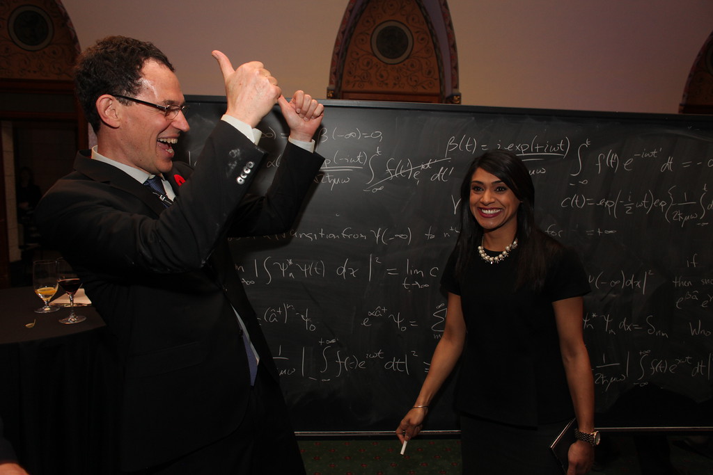 Neil Turok and Hon. Bardish Chagger