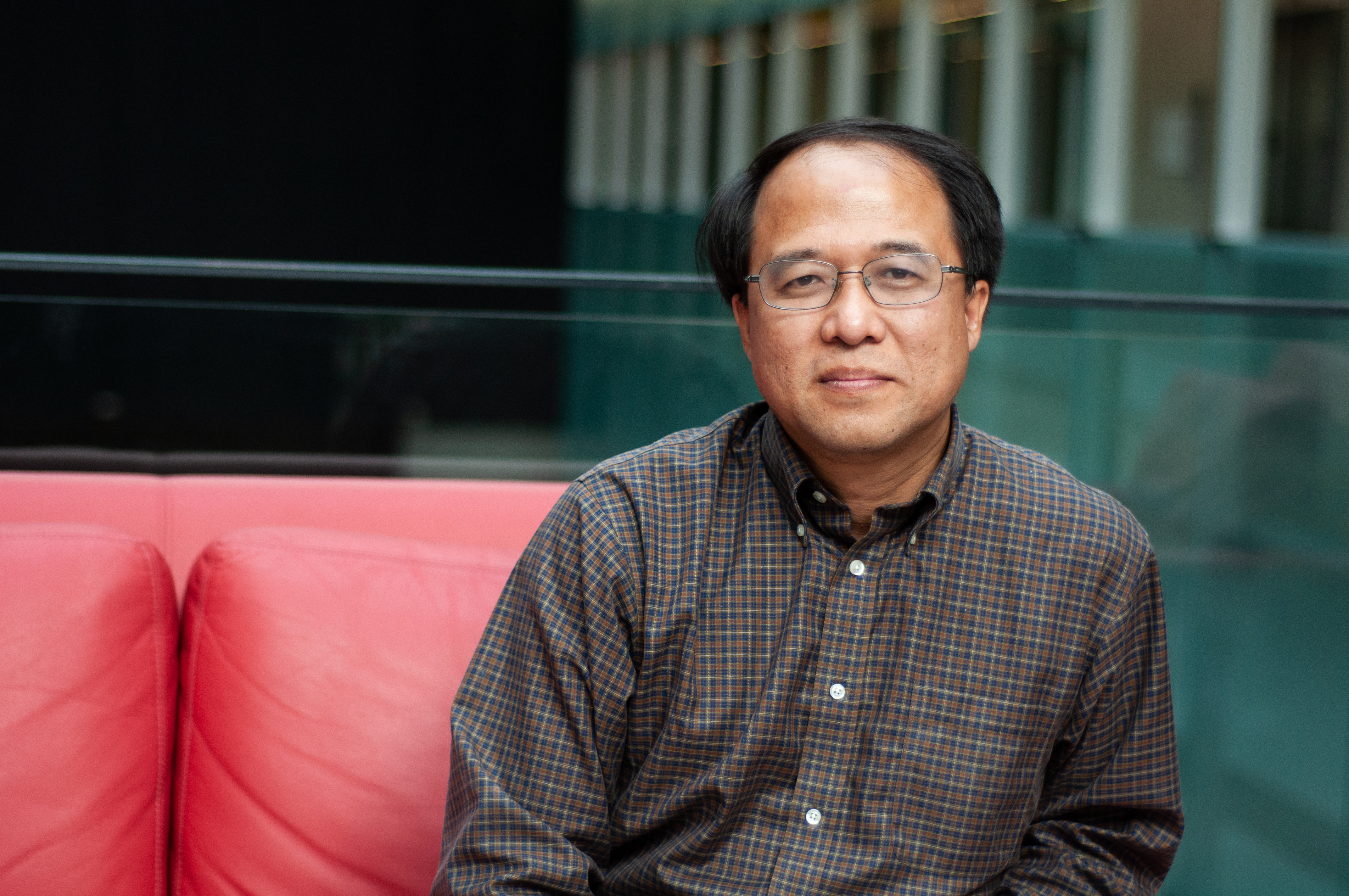 Portrait of Xiao-Gang Wen, Condensed matter theorist, "BMO Financial Group Isaac Newton" Chair in Theoretical Physics