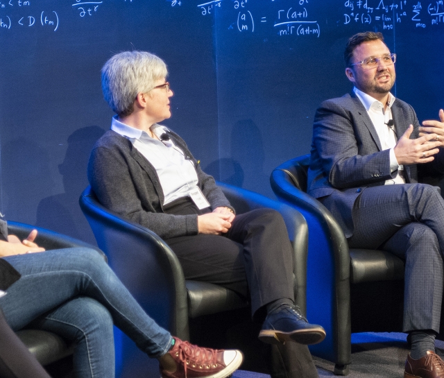 Panel discussion of two men and three women