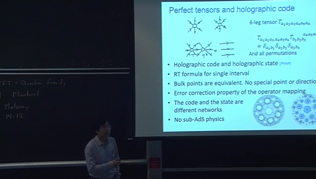 Holographic mapping, quantum error correction code and sub-AdS locality Speaker(s): Xiao-Liang Qi