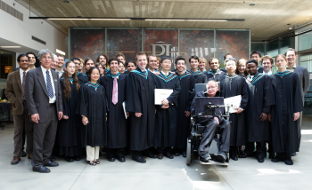 Perimeter Scholars International PSI convocation with Stephen Hawking 2010