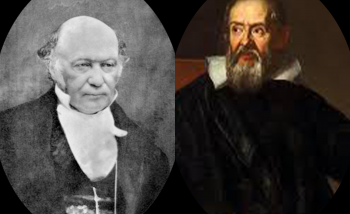 Portraits of William Rowan Hamilton and Galileo Galilei